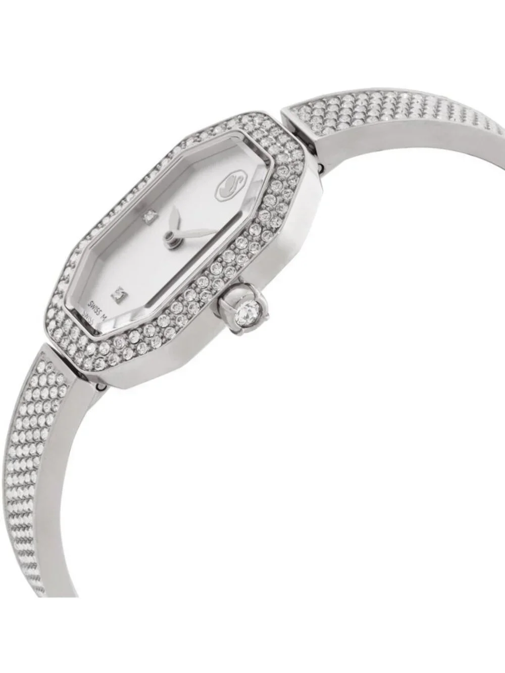 NWT Swarovski Dextera Bangle Quartz Crystal Ladies Watch